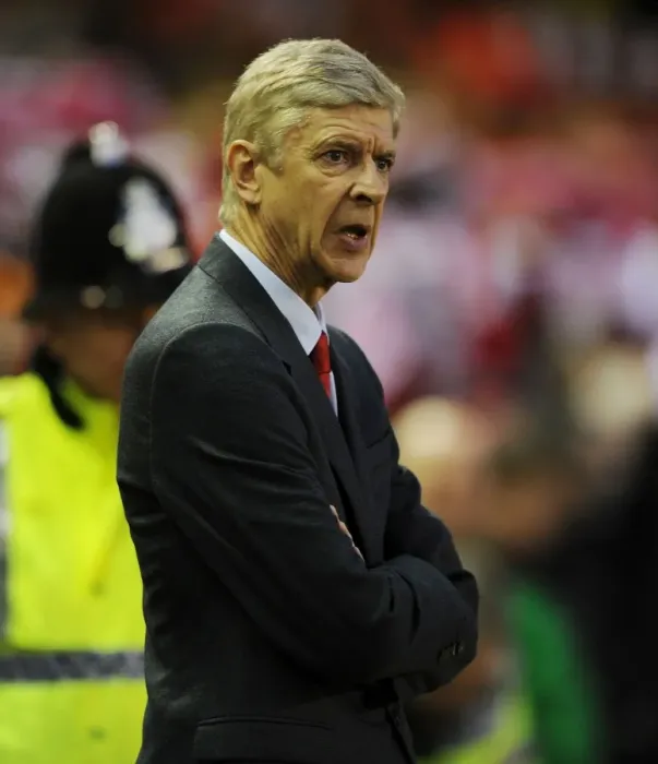 Framed Print : Arsene Wenger at Anfield: Liverpool vs Arsenal, Premier League 2014 / 15 Framed Print : Arsene Wenger at Anfield: Liverpool vs Arsenal, Premier League 2014 / 15