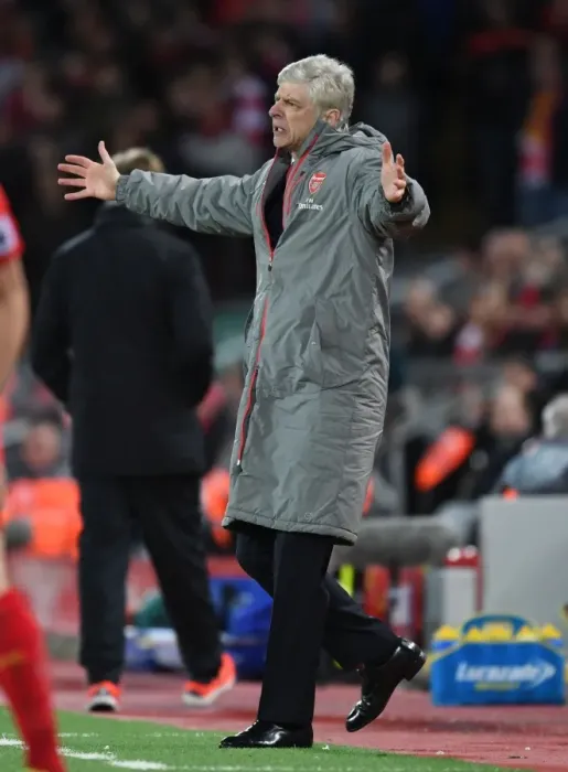 Framed Print : Arsene Wenger at Anfield: A Premier League Showdown between Liverpool and Arsenal, 2016-17 Framed Print : Arsene Wenger at Anfield: A Premier League Showdown between Liverpool and Arsenal, 2016-17