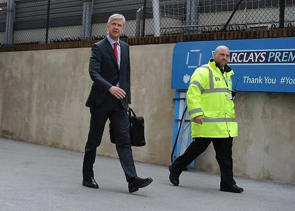 Arsene Wenger Arrives at Selhurst Park Ahead of Crystal Palace vs Arsenal (2015)