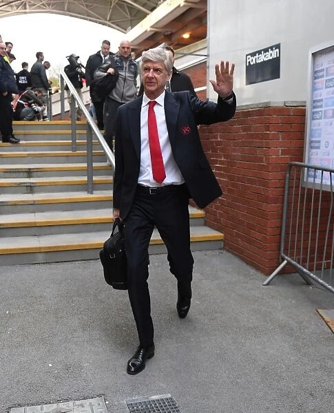Arsene Wenger Arrives at Selhurst Park Ahead of Crystal Palace vs Arsenal (2017)