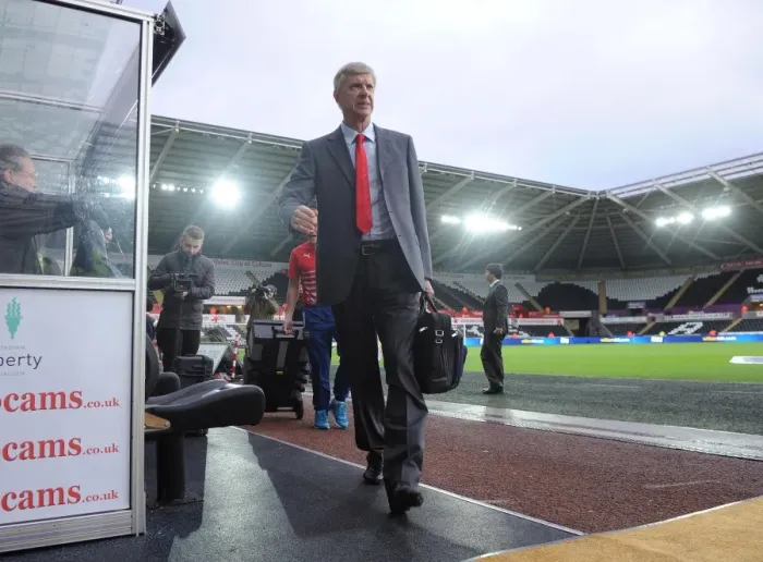 Framed Print : Arsene Wenger Arrives at Swansea's Liberty Stadium Ahead of Arsenal Match (2014-15) Framed Print : Arsene Wenger Arrives at Swansea's Liberty Stadium Ahead of Arsenal Match (2014-15)