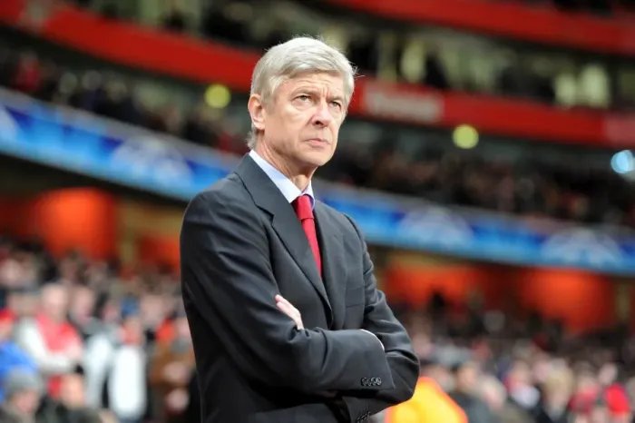 Framed Print : Arsene Wenger the Arsena Manager. Arsenal 3: 1 Partizan Belgrade. UEFA Champions League