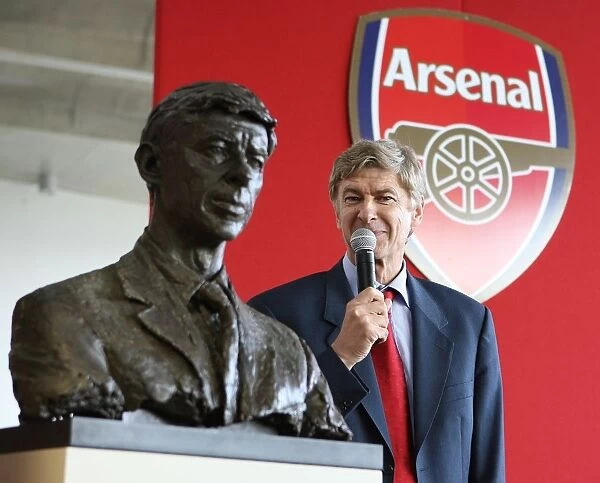 Arsene Wenger at Arsenal AGM, Emirates Stadium (Bust Image)