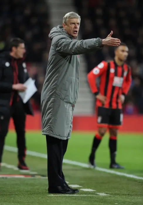 Framed Print : Arsene Wenger and Arsenal Battle AFC Bournemouth in Premier League Showdown (January 2017) Framed Print : Arsene Wenger and Arsenal Battle AFC Bournemouth in Premier League Showdown (January 2017)