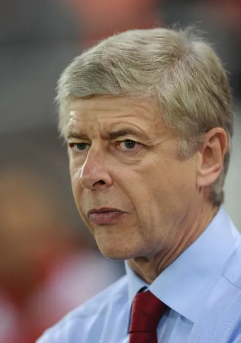 Framed Print : Arsene Wenger: Arsenal Boss Ahead of Olympiacos Clash in Champions League (December 2011)