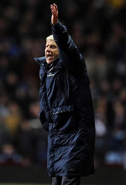 Arsene Wenger and Arsenal Face Aston Villa in Premier League Clash (2013-14)