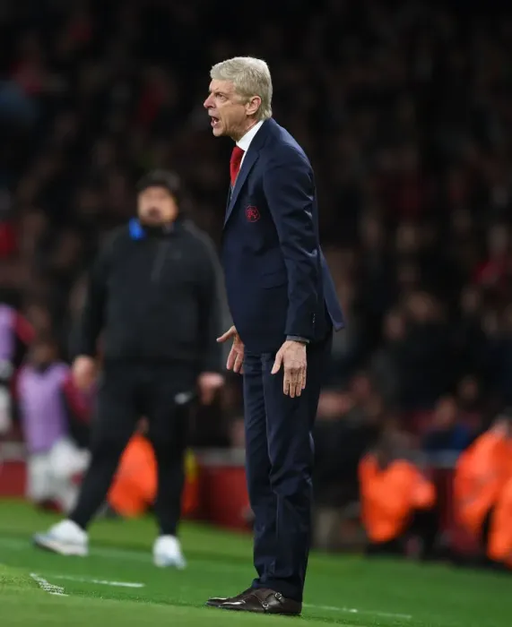 Framed Print : Arsene Wenger and Arsenal Face Atletico Madrid in Europa League Semi-Final