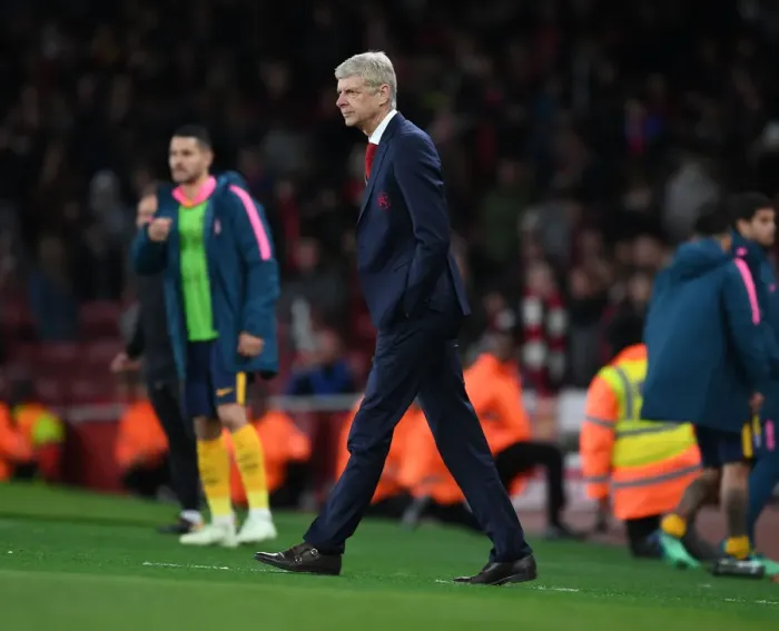 Framed Print : Arsene Wenger and Arsenal Face Off Against Atletico Madrid in Europa League Semi-Final Framed Print : Arsene Wenger and Arsenal Face Off Against Atletico Madrid in Europa League Semi-Final
