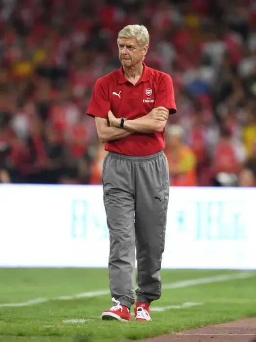 Framed Print : Arsene Wenger and Arsenal Face Off Against Chelsea in Beijing Pre-Season Clash Framed Print : Arsene Wenger and Arsenal Face Off Against Chelsea in Beijing Pre-Season Clash