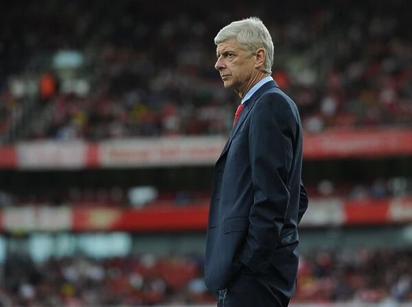 Arsene Wenger and Arsenal Face Off Against Olympique Lyonnais at Emirates Cup, 2015