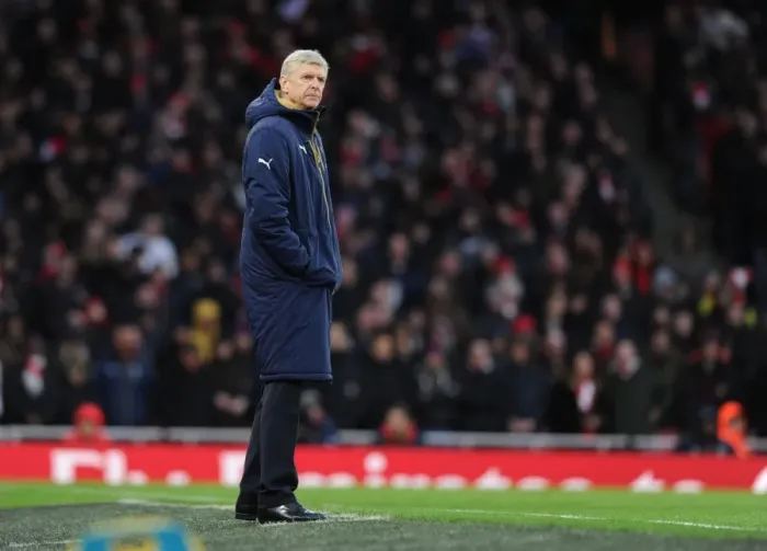 Framed Print : Arsene Wenger and Arsenal Face Sunderland in FA Cup Third Round at Emirates Stadium