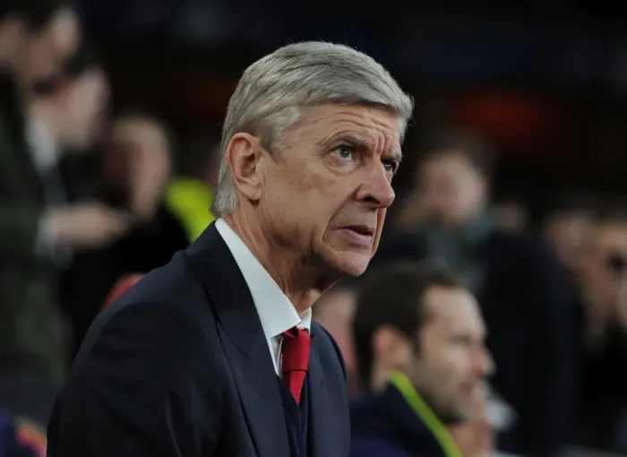 Framed Print : Arsene Wenger: Arsenal FC vs. FC Bayern Munchen, UEFA Champions League Round of 16 (2016-17)