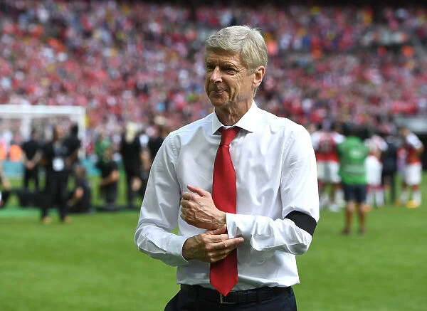 Arsene Wenger: Arsenal Manager at the 2017-18 FA Community Shield Against Chelsea