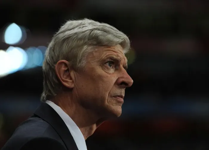 Framed Print : Arsene Wenger: Arsenal Manager Ahead of Arsenal vs AS Monaco UEFA Champions League Clash, 2015