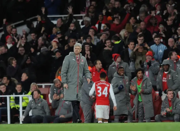 Framed Print : Arsene Wenger the Arsenal Manager. Arsenal 1: 0 West Bromwich Albion. Premier League