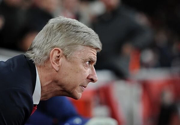 Arsene Wenger the Arsenal Manager. Arsenal 1: 5 Bayern Munich. UEFA Champions League