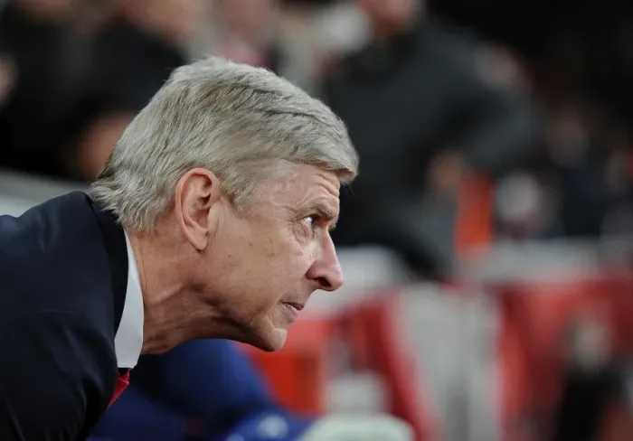 Framed Print : Arsene Wenger the Arsenal Manager. Arsenal 1: 5 Bayern Munich. UEFA Champions League Framed Print : Arsene Wenger the Arsenal Manager. Arsenal 1: 5 Bayern Munich. UEFA Champions League