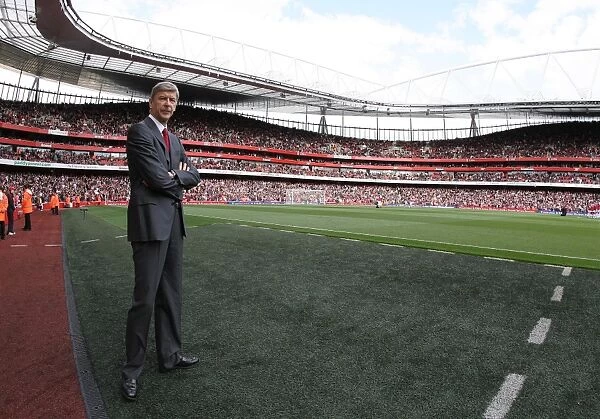 Arsene Wenger the Arsenal Manager. Arsenal 2: 3 West Bromwich Albion, Barclays Premier League