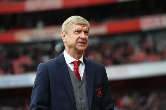 Framed Print : Arsene Wenger the Arsenal Manager. Arsenal 3: 0 Stoke City. Premier League. Emirates Stadium
