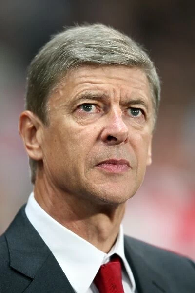 Arsene Wenger the Arsenal Manager. Arsenal 6: 0 SC Braga. UEFA Champions League