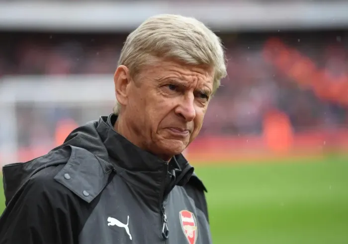 Framed Print : Arsene Wenger: Arsenal Manager before Arsenal v Benfica at Emirates Cup 2017-18