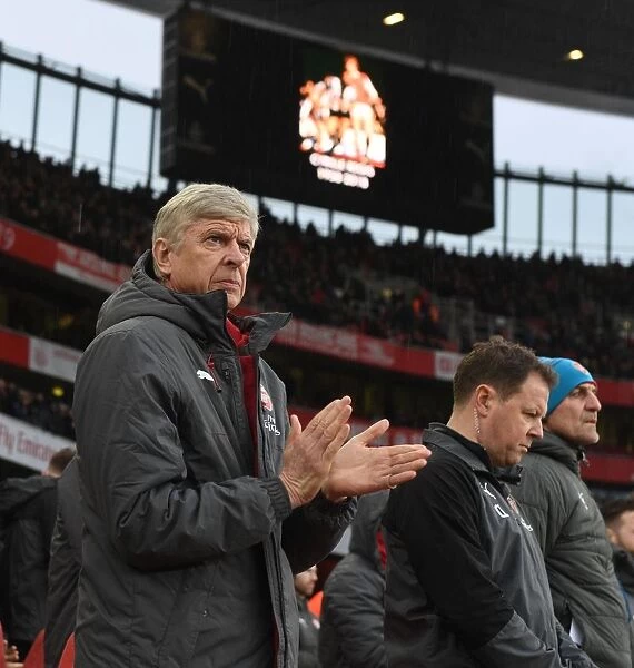 Arsene Wenger: Arsenal Manager Before Arsenal v Crystal Palace, Premier League 2017-18