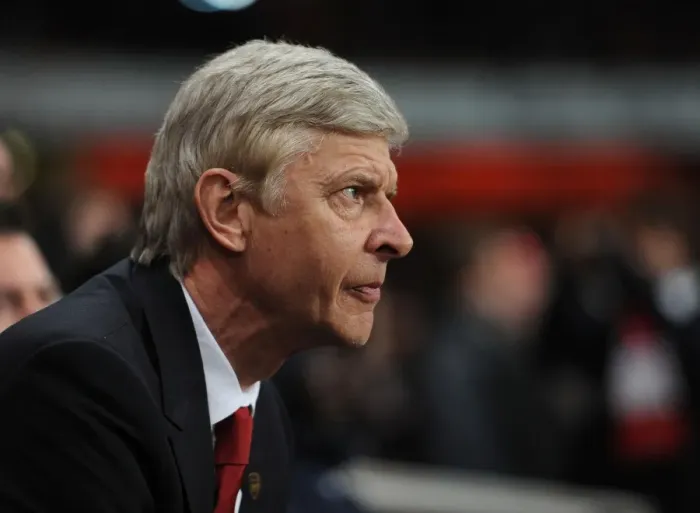 Framed Print : Arsene Wenger: Arsenal Manager Before Arsenal v Swansea City (2013-14)