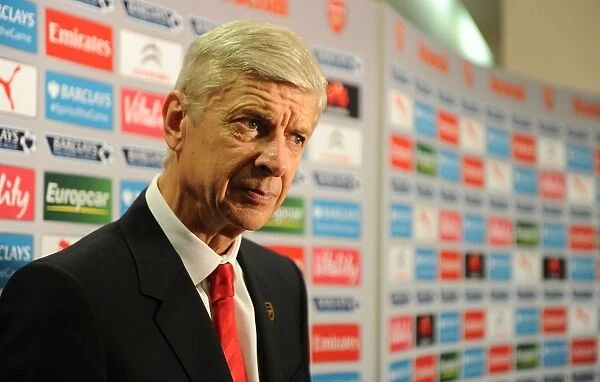 Arsene Wenger: Arsenal Manager Before Arsenal vs. West Bromwich Albion (2014 / 15)