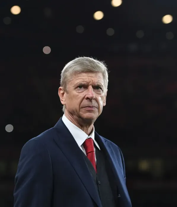 Framed Print : Arsene Wenger: Arsenal Manager Before Arsenal vs. Norwich City, 2017-18