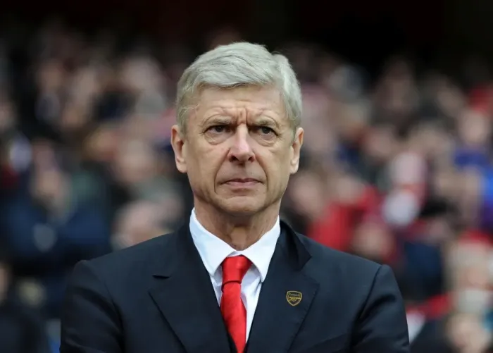 Framed Print : Arsene Wenger: Arsenal Manager Before Arsenal vs Aston Villa, Premier League 2014-15