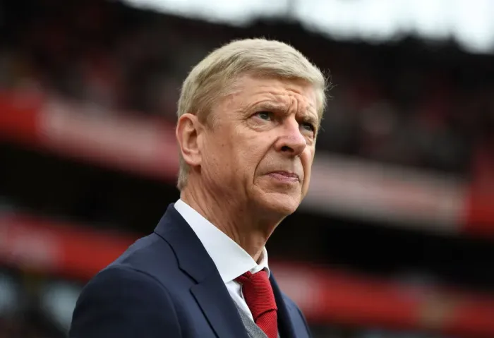 Framed Print : Arsene Wenger: Arsenal Manager before Arsenal vs Stoke City, Premier League 2017-18