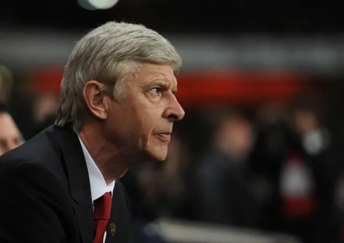 Framed Print : Arsene Wenger: Arsenal Manager before Arsenal vs Swansea City, Premier League 2013-14