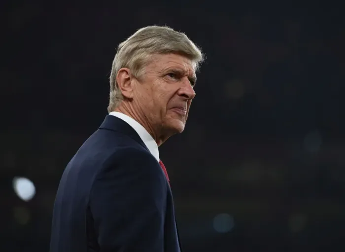 Framed Print : Arsene Wenger: Arsenal Manager Before Arsenal vs West Bromwich Albion (2017-18)