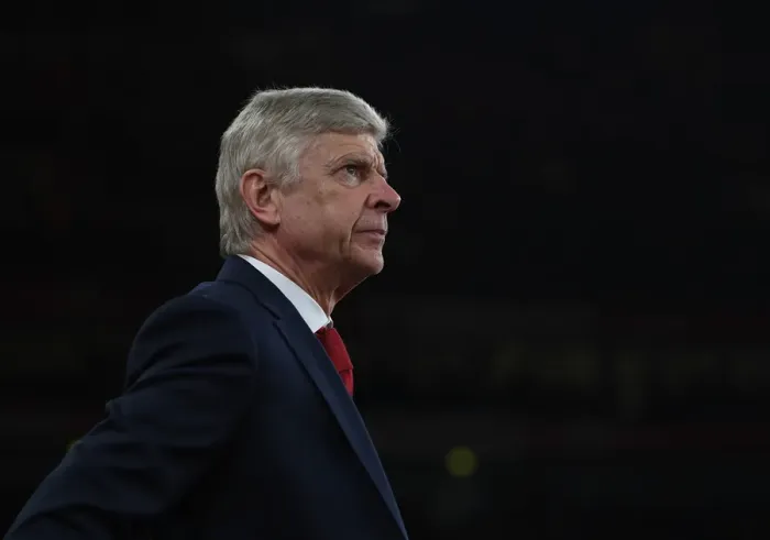 Framed Print : Arsene Wenger: Arsenal Manager Awaits AC Milan in Europa League Showdown
