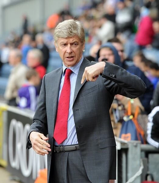 Arsene Wenger the Arsenal Manager. Blackburn Rovers 4: 3 Arsenal. Barclays Premier League