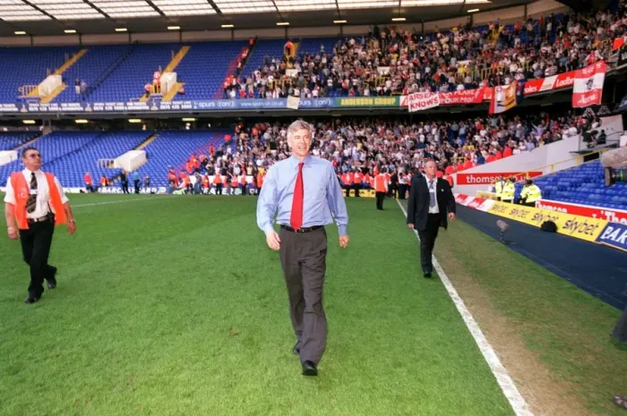 Framed Print : Arsene Wenger the Arsenal manager celebrates at the end of the match Framed Print : Arsene Wenger the Arsenal manager celebrates at the end of the match