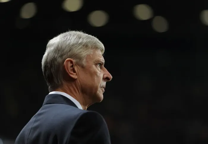 Framed Print : Arsene Wenger: Arsenal Manager at Emirates Stadium, 2014 / 15 Premier League: Arsenal vs Newcastle United