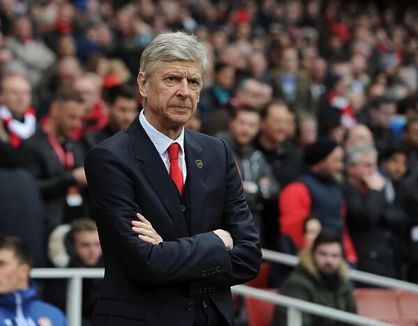 Arsene Wenger: Arsenal Manager at Emirates Stadium before Arsenal vs. Liverpool, Premier League 2015