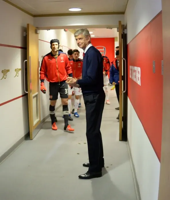 Framed Print : Arsene Wenger: Arsenal Manager at Emirates Stadium, Arsenal vs. Everton, Premier League 2015 / 16 Framed Print : Arsene Wenger: Arsenal Manager at Emirates Stadium, Arsenal vs. Everton, Premier League 2015 / 16