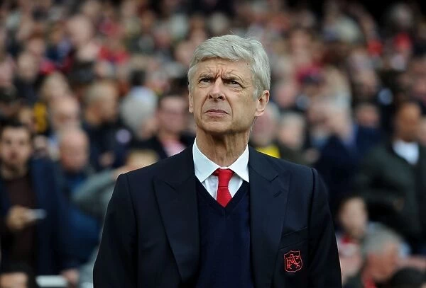 Arsene Wenger: Arsenal Manager at Emirates Stadium Facing Manchester City, Premier League 2016-17