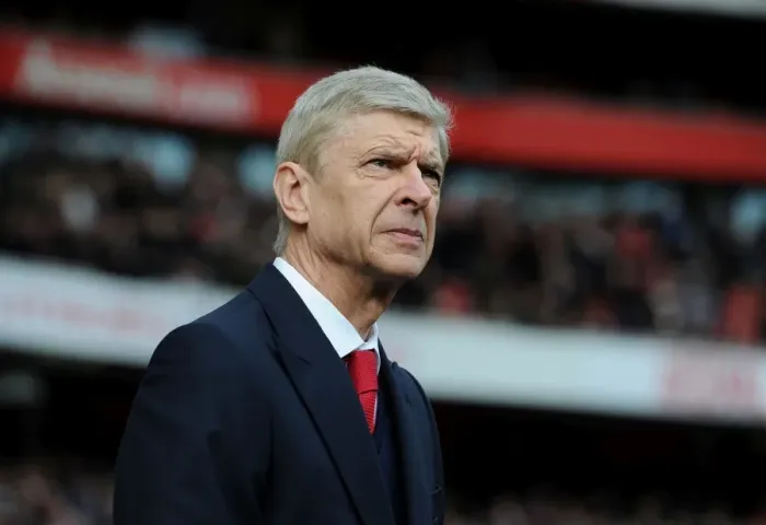 Framed Print : Arsene Wenger: Arsenal Manager at Emirates Stadium vs Leicester City, Premier League, London, 2016