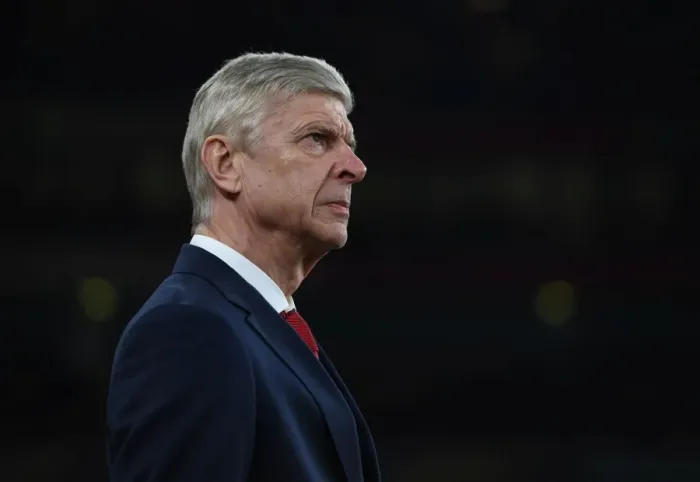 Framed Print : Arsene Wenger: Arsenal Manager Before Europa League Clash vs. Östersunds FK (2017-18)