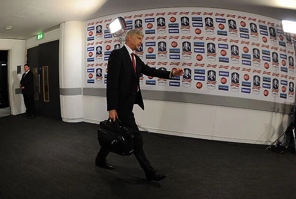 Arsene Wenger, Arsenal Manager at FA Cup Final 2014, Wembley Stadium