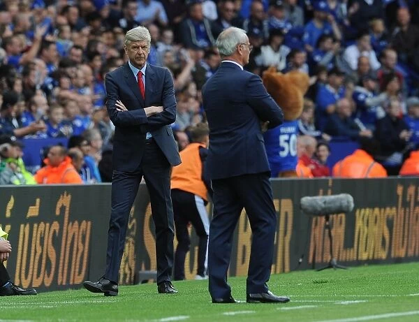 Arsene Wenger the Arsenal Manager. Leicester City 0: 0 Arsenal
