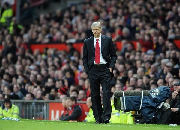 Arsene Wenger the Arsenal Manager. Manchester United 2:0 Arsenal, FA Cup Sixth Round