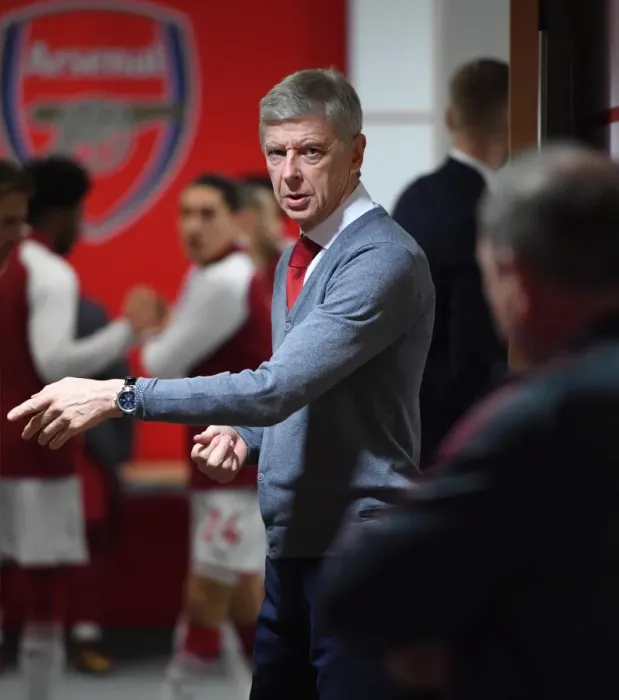 Framed Print : Arsene Wenger the Arsenal Manager before the match. Arsenal 3: 3 Liverpool. Premier League