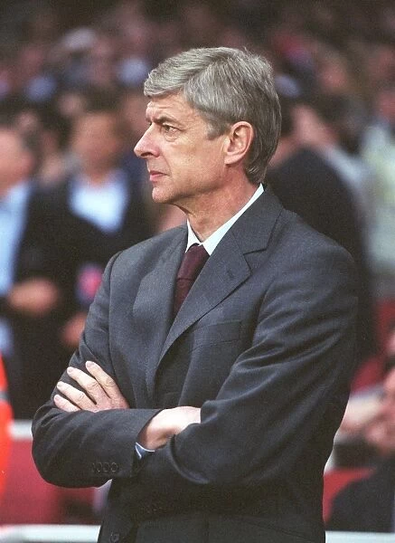 Arsene Wenger the Arsenal manager before the match