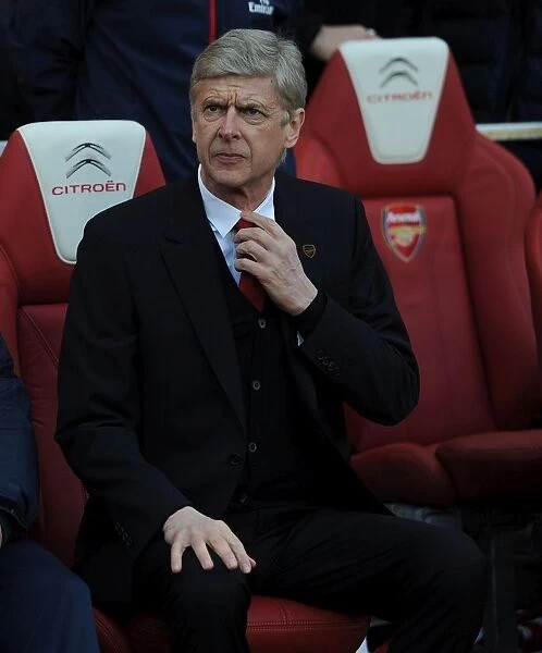Arsene Wenger the Arsenal Manager before the match. Arsenal 2: 0 Crystal Palace. Barclays