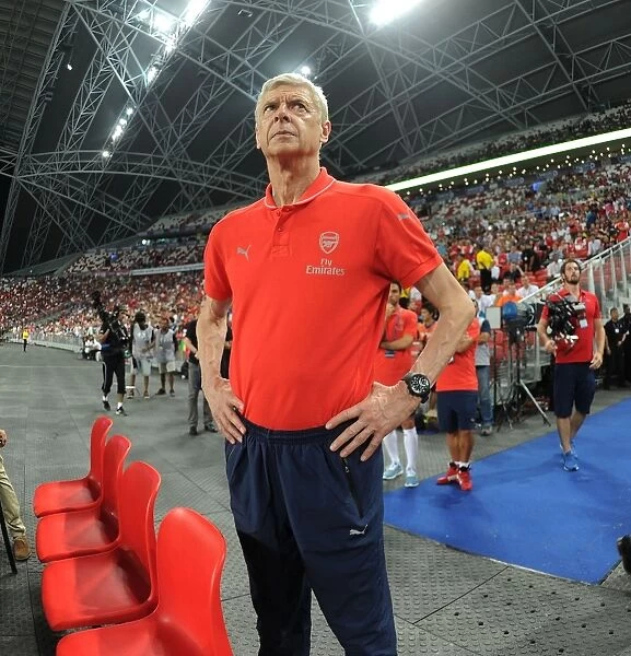 Arsene Wenger, Arsenal Manager, Pre-Match at Singapore National Stadium (July 2015)