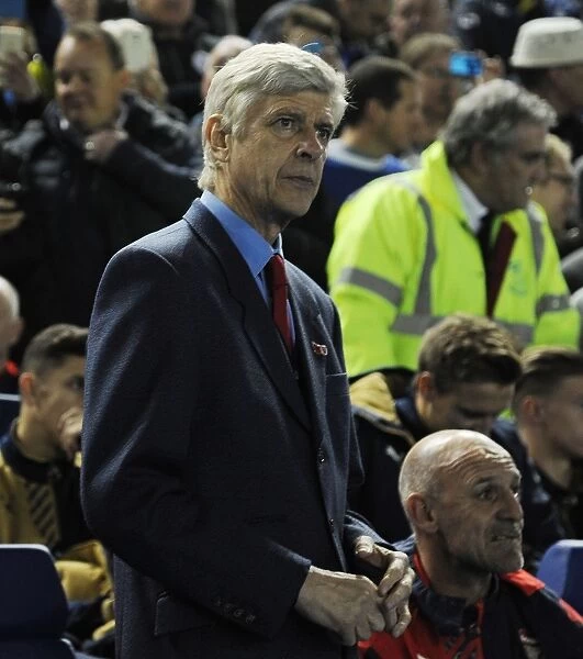 Arsene Wenger, Arsenal Manager, Pre-Match at Sheffield Wednesday - Capital One Cup 2015-16